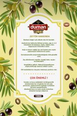Duman Gurme Gemlik Yağlı Sele Siyah Zeytin 200 GR