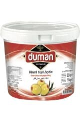 Duman Gurme Biberli Yeşil Zeytin 5 KG