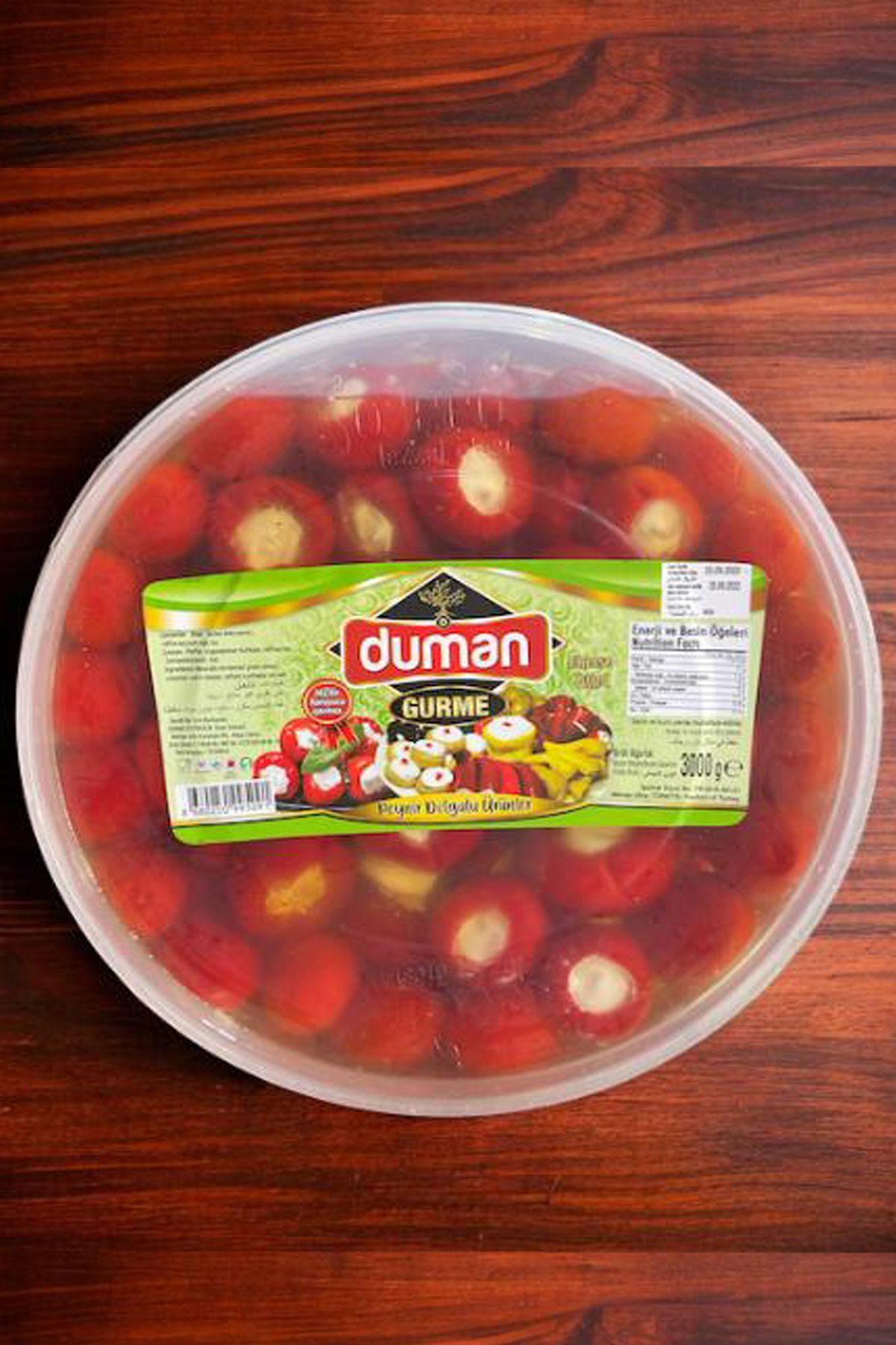 Parmesan Peynir Dolgulu Kiraz Biber 3000 GR