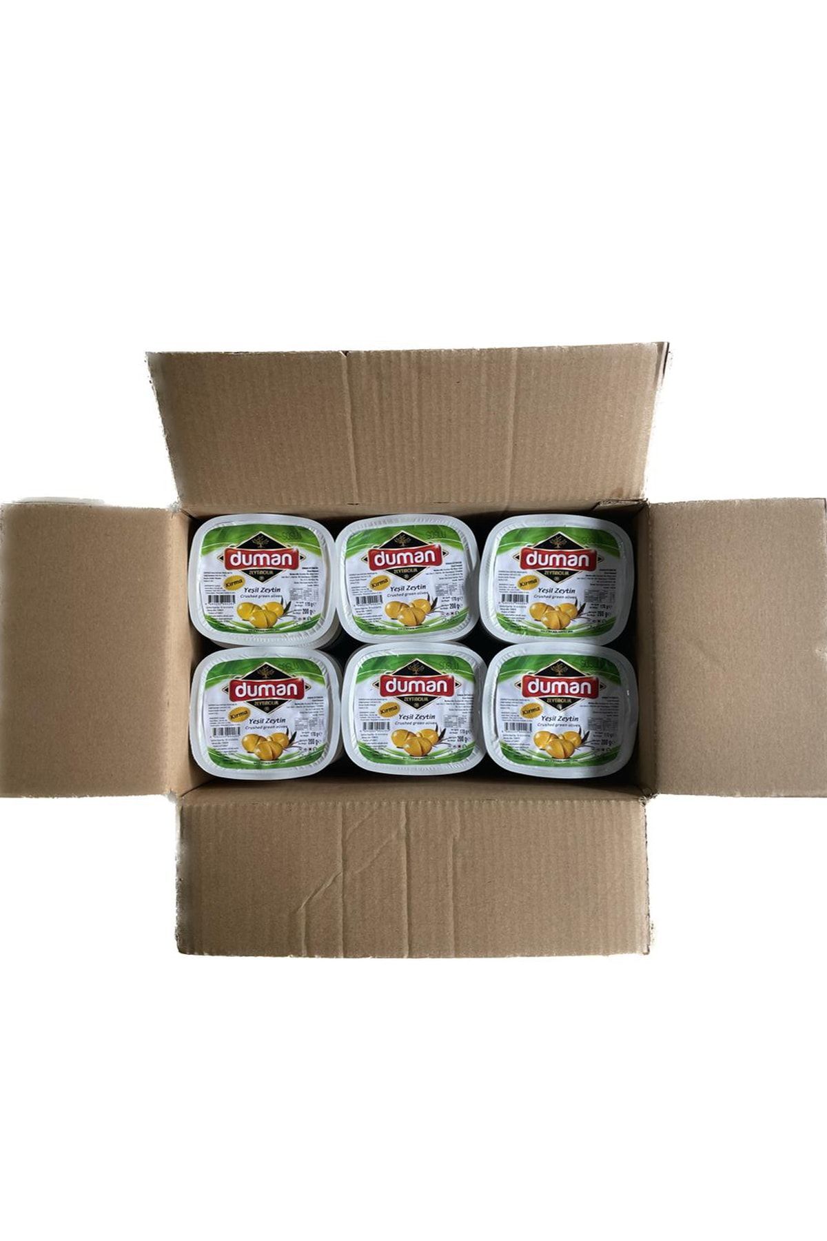 Duman Gurme Kırma Yeşil Zeytin 30 Adet 200 GR