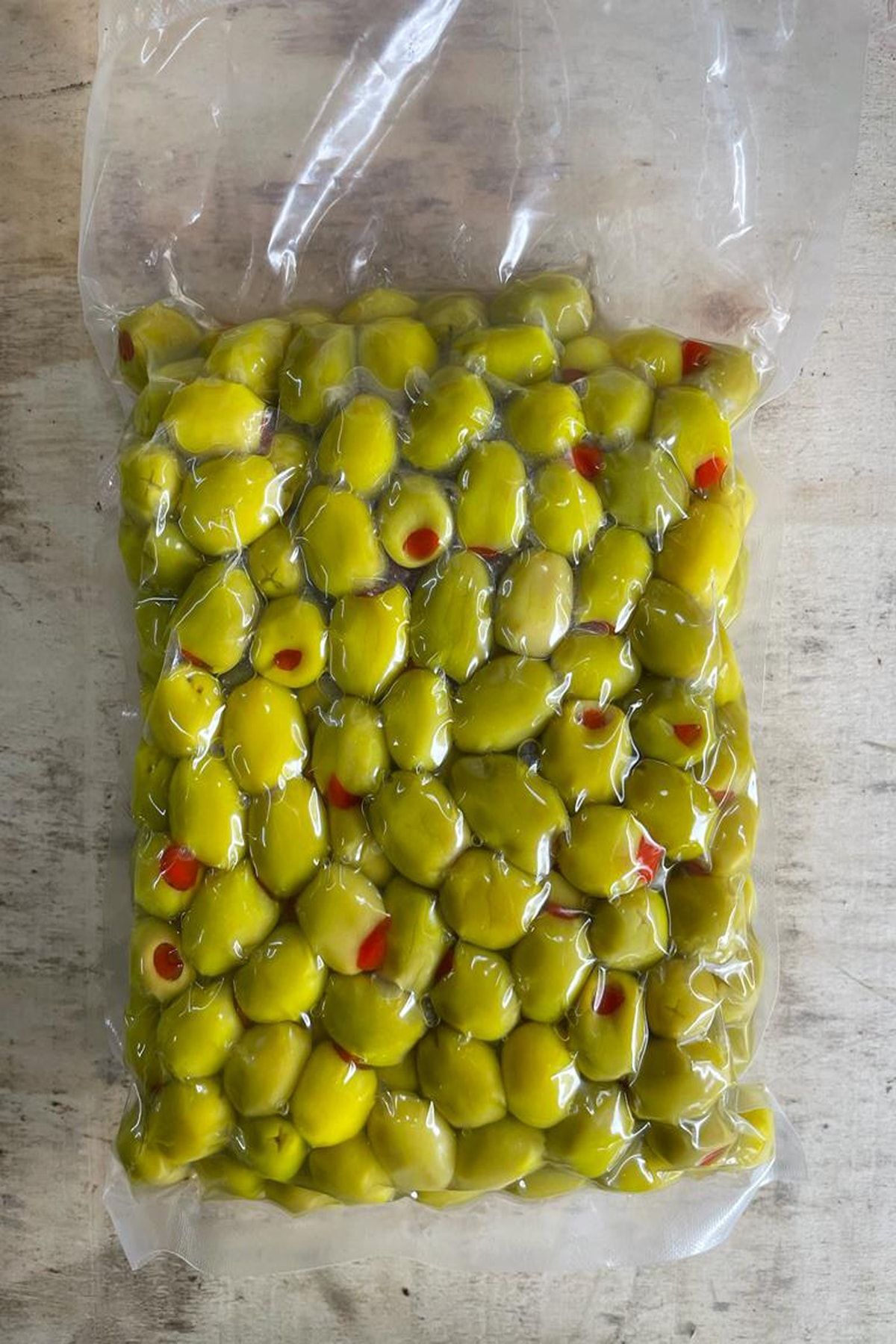 Duman Gurme Biberli Yeşil Zeytin Vakum 1000 GR