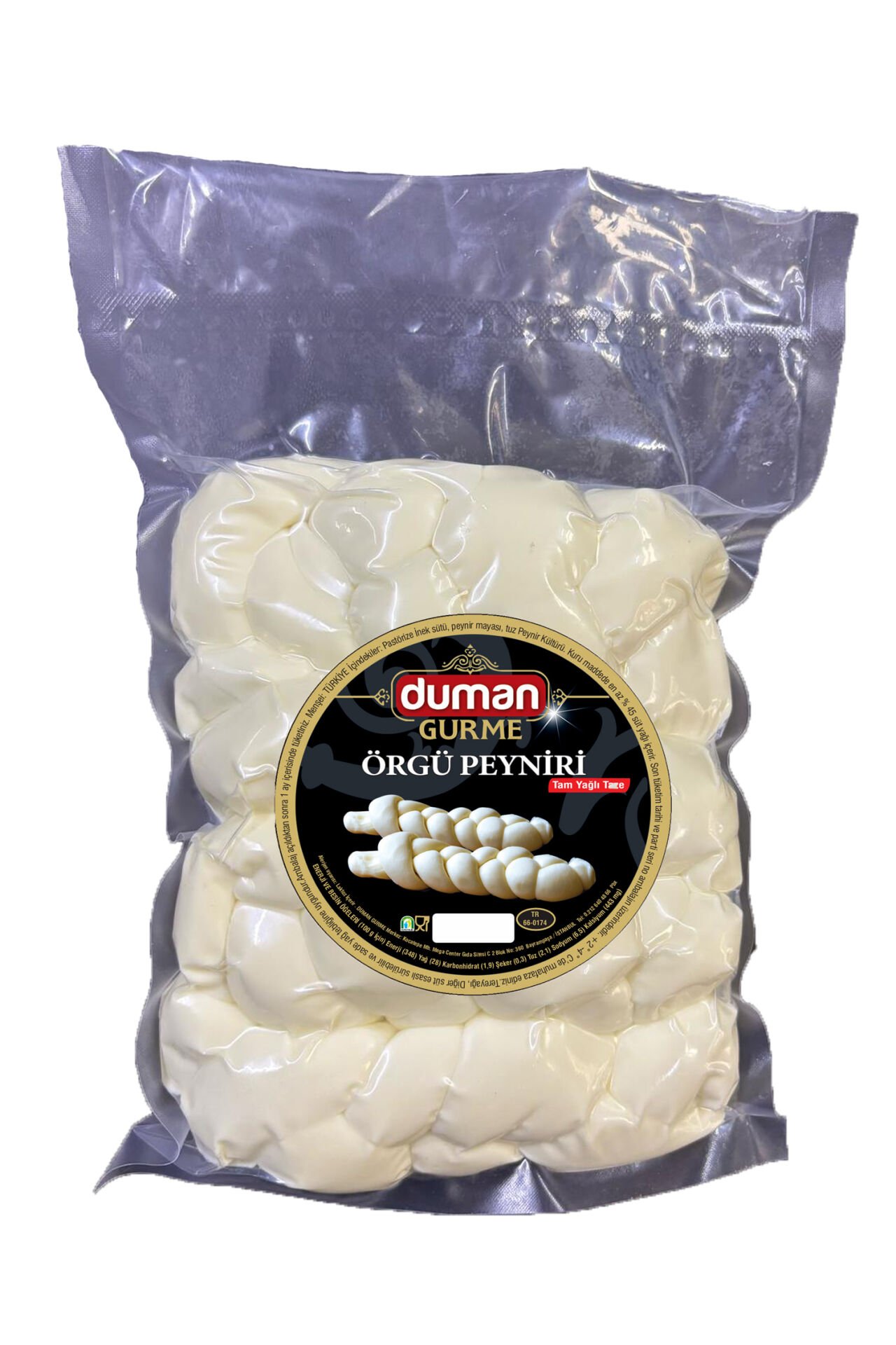 Duman Gurme Örgü Peyniri – Tel Tel Ayrılan, %100 İnek Sütü, Katkısız 1 KG
