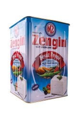 ZENGİN Tam Yağlı Beyaz Peynir – Lokum Kıvam | 18 KG Teneke